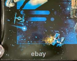 Retour du Jedi Affiche Originale Quad Film 1997 Édition Spéciale RR Star Wars