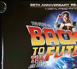 Retour vers le futur : Affiche originale du 25e anniversaire RR quad du film avec Michael J Fox