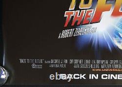 Retour vers le futur : Affiche originale du 25e anniversaire RR quad du film avec Michael J Fox