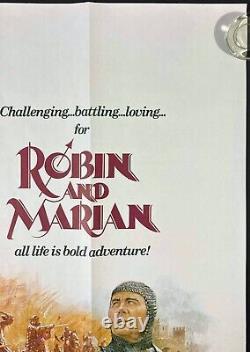 Robin et Marian Affiche de Film Originale Quad Audrey Hepburn 1976