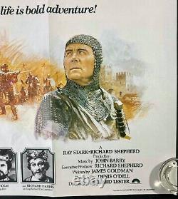 Robin et Marian Affiche de Film Originale Quad Audrey Hepburn 1976