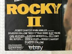 Rocky II Film Original Quad Poster 1979 Sylvester Stallone