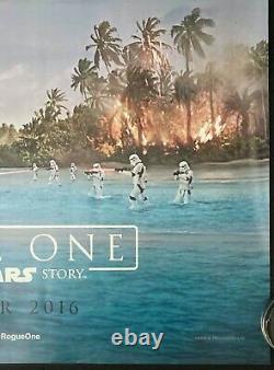 Rogue One : Une histoire de Star Wars Affiche de cinéma Quad originale TEASER 2016