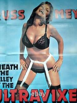 SOUS LA VALLÉE DES ULTRAVIXENS (1979) affiche originale UK quad - RUSS MEYER