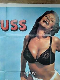 SOUS LA VALLÉE DES ULTRAVIXENS (1979) affiche originale UK quad - RUSS MEYER