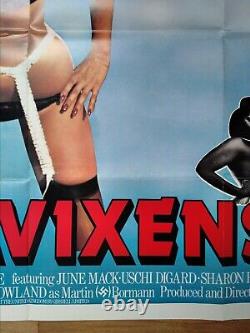 SOUS LA VALLÉE DES ULTRAVIXENS (1979) affiche originale UK quad - RUSS MEYER