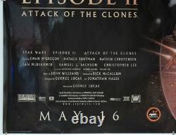 STAR WARS ÉPISODE II L'ATTAQUE DES CLONES (2002) Affiche de film originale Quad