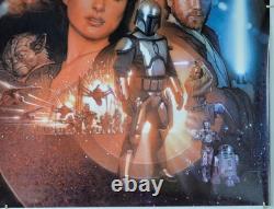 STAR WARS ÉPISODE II L'ATTAQUE DES CLONES (2002) Affiche de film originale Quad
