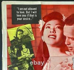 Sayonara Affiche de Cinéma Originale Quad Marlon Brando Joshua Logan 1957