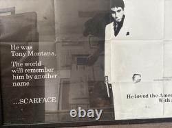 Scarface. Quad. 1983. Affiche de film originale