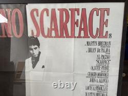 Scarface. Quad. 1983. Affiche de film originale