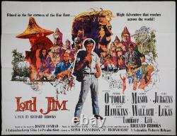 Seigneur Jim Affiche de Film Cinéma Quad Originale Peter O'Toole James Mason 1965