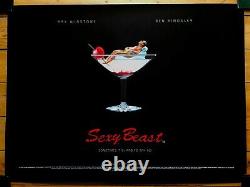 Sexy Beast Affiche De Film D'origine Britannique Quad. Très Rare