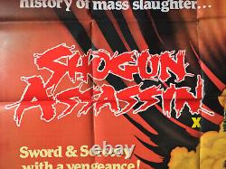 Shogun Assassin 1980 Affiche De Cinéma Originale Uk Quad Lone Wolf And Cub