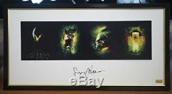 Sigourney Weaver Autographié Rare Art Quad Imprimer Alien Affiche Du Film Ripley Coa