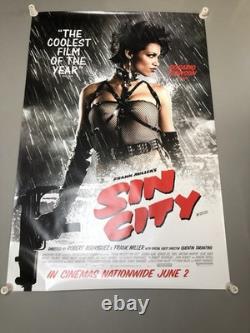 Sin City (2005) Ensemble complet original de affiches de abribus britanniques 60x40 DS roulées rares