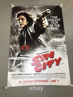 Sin City (2005) Ensemble complet original de affiches de abribus britanniques 60x40 DS roulées rares