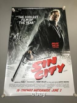 Sin City (2005) Ensemble complet original de affiches de abribus britanniques 60x40 DS roulées rares