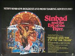 Sinbad et l'œil du tigre AFFICHE ORIGINALE Quad Cinéma Harryhausen 77