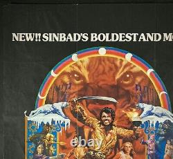 Sinbad et l'œil du tigre AFFICHE ORIGINALE Quad Cinéma Harryhausen 77