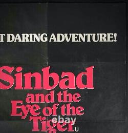 Sinbad et l'œil du tigre AFFICHE ORIGINALE Quad Cinéma Harryhausen 77