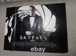 Skyfall Affiche originale de cinéma Quad du film James Bond Daniel Craig 2012