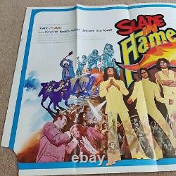 Slade En Flamme Rare Affiche De Film Original Uk Quad 1970's
