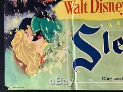 Sleeping Beauty Original Quad Film Cinéma Poster Walt Disney 1959