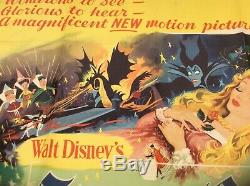 Sleeping Beauty Original Royaume-uni Quad Film Affiche De Film Walt Disney 1959