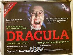 Sortie du Dracula BFI : affiche rare du Quad Cinema. Christopher Lee
