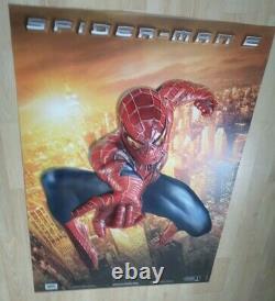 Spiderman 2 Film Banner 3d 40 28 Affiche De Cinéma Britannique Original (mit)