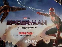 Spiderman Pas de Chemin vers la Maison Affiche Originale du Cinéma UK QUAD 40 x 27