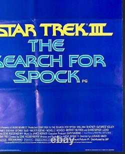 Star Trek III À la recherche de Spock Affiche de cinéma originale Quad Bob Peak