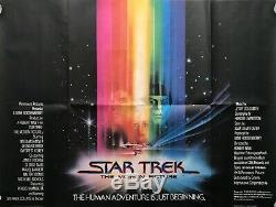 Star Trek The Motion Picture Originale Quad Poster'79 Bob Pic Art Shatner Nimoy