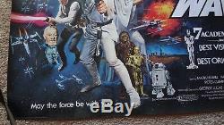 Star Wars 1977 Rare Original Poster Poster Uk Quadrad Britannique Nm 30x 40