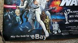 Star Wars 1977 Rare Rolled Poster Filter Original Britannique Uk Quad Nm