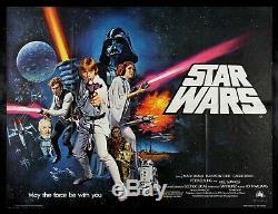 Star Wars Britannique Uk Quad Cinemasterpieces Vintage Original Movie Poster 1977