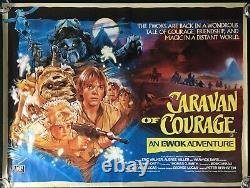 Star Wars Caravan Of Courage An Ewok Adventure Rolled Original Quad Movie Poster