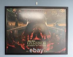 Star Wars Épisode III La Revanche des Sith 20e anniversaire UK Quad 30x40
