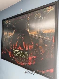 Star Wars Épisode III La Revanche des Sith 20e anniversaire UK Quad 30x40
