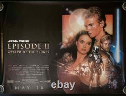 Star Wars Épisode II L'Attaque des Clones Affiche de Film Original Quad