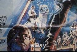 Star Wars, L'empire Contre-attaque, Affiche Originale Du Film Britannique Quad 1980