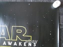 Star Wars Le Réveil de la Force (avant-première) Affiche originale Quad 2015 - Affiche roulée du Royaume-Uni
