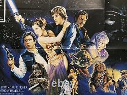 Star Wars- Retour Du Jedi (1983)- Affiche De Cinéma Originale Quad