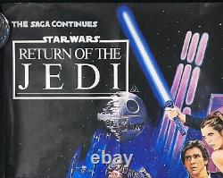 Star Wars Return Of The Jedi Original Quad Affiche De Cinéma Josh Kirby Artwork 1983