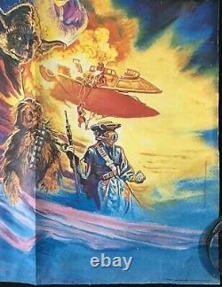 Star Wars Return Of The Jedi Original Quad Affiche De Cinéma Josh Kirby Artwork 1983