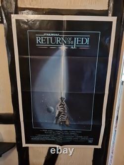 Star Wars Rotj 27x 40 Affiche de cinéma quad originale authentique