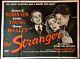 Stranger Original Quad Movie Cinema Affiche Orson Welles Film Noir Vintage 1946