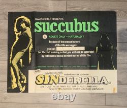 Succube alias Necronomicon/Sinderella Double programme UK Quad Jess Franco Horreur S&M
