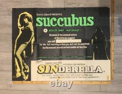 Succube alias Necronomicon/Sinderella Double programme UK Quad Jess Franco Horreur S&M